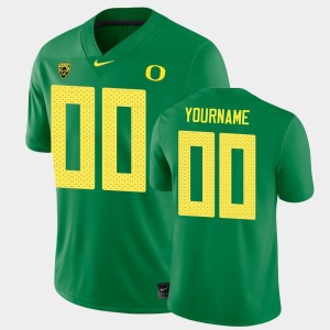 Men's Oregon Ducks College Football Green Custom #00 Game Jersey 442469-775