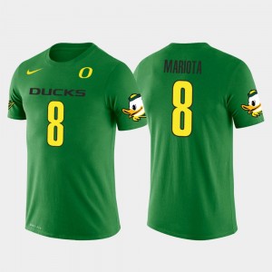 Men's Oregon Ducks Future Stars Green Marcus Mariota #8 Football T-Shirt 822466-765