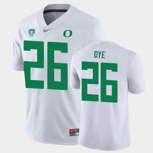 Men's Oregon Ducks Game White Travis Dye #26 College Football Jersey 676358-784