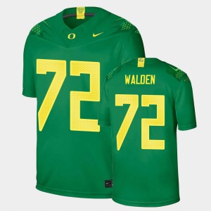 Men's Oregon Ducks Game Green Bram Walden #72 Jersey 308025-804