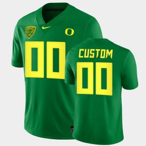 Men's Oregon Ducks College Football Green Custom #00 Game Jersey 643200-151