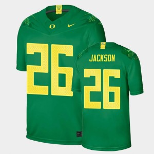 Men's Oregon Ducks Game Green Devon Jackson #26 Jersey 144157-805