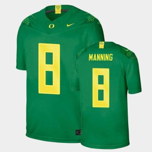 Men's Oregon Ducks Game Green Dontae Manning #8 Jersey 579575-925