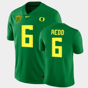 Men's Oregon Ducks College Football Green Jaylon Redd #6 Game Jersey 558966-651