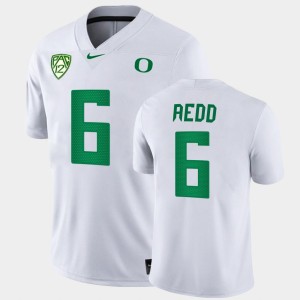 Men's Oregon Ducks College Football White Jaylon Redd #6 Game Jersey 149163-552