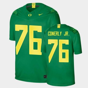 Men's Oregon Ducks Game Green Josh Conerly Jr. #76 Jersey 614379-351