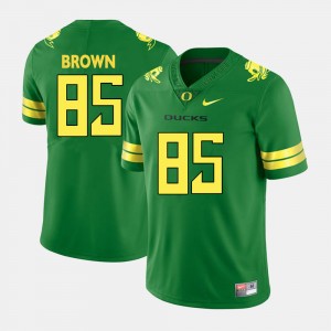 Men's Oregon Ducks College Football Green Pharaoh Brown #85 Jersey 224627-599