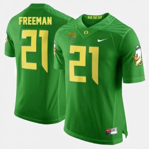 Men's Oregon Ducks College Football Green Royce Freeman #21 Jersey 898957-143