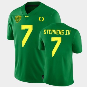 Men's Oregon Ducks College Football Green Steve Stephens IV #7 Game Jersey 641883-363
