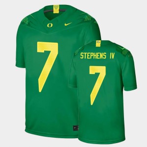 Men's Oregon Ducks Game Green Steve Stephens IV #7 Jersey 802622-408