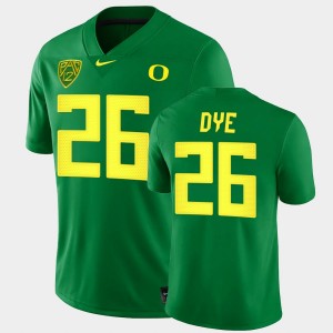 Men's Oregon Ducks College Football Green Travis Dye #26 Game Jersey 405272-416