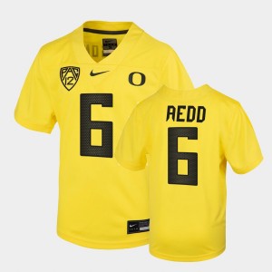Youth Oregon Ducks College Football Yellow Jaylon Redd #6 Untouchable Jersey 619063-889