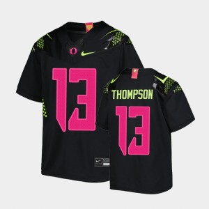 Youth Oregon Ducks Untouchable Black Ty Thompson #13 Jersey 633263-173